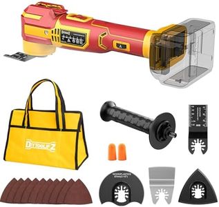 Cordless Oscillating Tool Compatible with DeWalt 20V Battery(Tool Only), 21,000 OPM Upgraded Brushless 20V Oscillating Multi-tool with 6 Speed, LED Light, DIYtoolifz 4.5° Oscillating Tool for Cutting