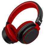 MIDOLA Kids Headphones Bluetooth 5.3 Wireless 60H Play Time Volume Limited 85/110dB Over Ear Foldable Protection Headset/Wired Aux Built-in Mic for Boy Girl Travel School Pad Tablet Black