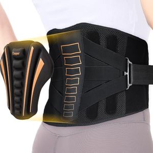 Enthra Copper Back Brace - Relief from Lower Back Pain, Unique SVA System for Proper Posture, Enhanced Ergonomic Pad with 10X Compression Support, Breathable and Comfortable Fit for Men and Women