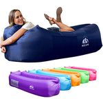 WEKAPO Inflatable Couch Air Lounger Chair - Camping & Beach Accessories, Portable Blow up Sofa for Hiking, Lawn, Indoor/Outdoor Movies & Music Festivals. Lightweight and Easy to Set Up Air Hammock