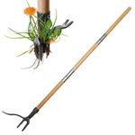 Stanew Weed Puller Tool with Long Handle, Telescopie Weed Remover Tool, Stand-up Manual Weeder Tool with 4 Claws, Patio Weeding Tools for Garden & Lawn Weeding