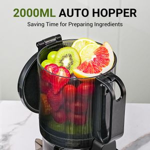 AMZCHEF Cold Press Juicer – 250W Powerful Slow Masticating Extractor