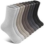 5 Pairs Mens Merino Wool Socks Thic