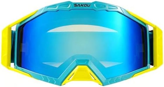SAKOU Dirt Bike ATV Motocross Goggles for Adult Men Women