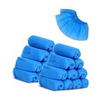 G4GADGET Disposable Shoe Cover (100 Pieces) - Non-Slip, Blue Anti-Slip Overshoes for Indoor/Outdoor Use - Shoes Safety with Textured Bottom - Ideal for Cleaning, Hygiene, and Protection