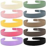 Wecoe 10pcs Colorful Headbands with