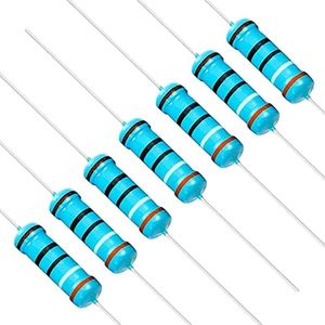 Chanzon 30pcs 2W 390 Ω ohm Metal Film Fixed Resistor 0.01 ±1% Tolerance 390R MF Through Hole Resistors Current Limiting Rohs Certificated
