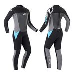 Osprey Women's Full Length 5 mm Winter Wetsuit, Adult Neoprene Surfing Diving Wetsuit, Origin, Multiple Colours, M