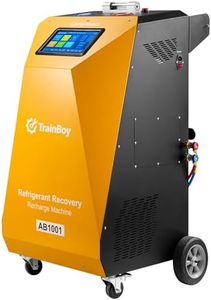 TrainBoy Fully Automatic Refrigerant Recovery Machine for R134A/R1234YF, Cylinder AC Recovery Machine for Automotive HVAC Recovery and Recharge Refrigerant