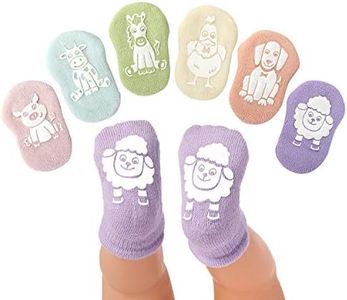 LA Active Anole Newborn & Infant Baby Socks - 6 Pairs - Ankle Girls Boys with Soft Cotton Cushion (Pastels, 3-6 Months)