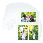 Samsill, 4x6 Photo Album Pages for 3 Ring Binder, Ultra Clear, Archival Photo Sleeves, Photo Holders, 3 Pocket Top Loading, Pack of 50