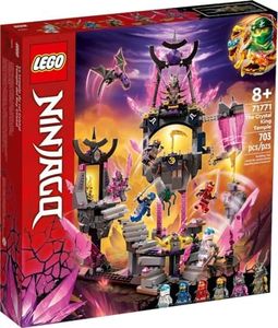 LEGO NINJAGO The Crystal King Temple 71771 Building Kit (703 Pieces)