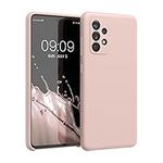 kwmobile Case Compatible with Samsung Galaxy A52 / A52 5G / A52s 5G Case - TPU Silicone Phone Cover with Soft Finish - Antique Pink Matte