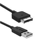 USB Charger Data Cable Compatible for Sony PS Vita - High-Speed Charging and Data Transfer (Black 1M)