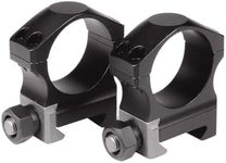 Nightforce X-Treme Duty Ultralite 30mm 4-Screw Hard Anodized Aluminum Gun Scope Rings Mounts - Set of 2, Black, 885" Low (A118)