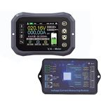 400A Battery Monitor with BT, 2.4 Ultra Clear Display Battery Current Voltage Meter with Shunt, Support APP Control Wireless 0-120V Voltmeter for RVs, Cars, Boats, Etc