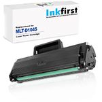 Inkfirst® Toner Cartridge MLT-D104S (MLTD104S) Compatible Remanufactured for Samsung ML-1660 ML-1865 SCX-3200 Black SCX-3205 SCX-3205W SCX-3200 SCX-3200W ML-1865 ML-1865W ML-1660 ML-1660N ML-1665 ML-1670 ML-1675