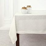 Solino Home Ivory Linen Tablecloth 