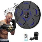 Music Boxing Machine, Smart Music Boxing Machine, Rechargeable Wall Mounted LED Smart Bluetooth Boxing Machine, Home Smart Boxing Machine Gym, Improves Reaction and Coordination