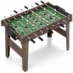 SereneLife Football Table or Foosball Game, Interactive Table Soccer Game, Tabletop, Mini Football, Games for Kids & Adults