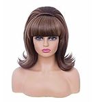 Rugelyss Short Brown Mixed Wig with