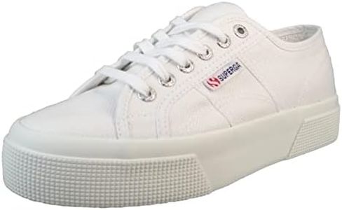 Superga Unisex 2740 Platform Sneaker, White, EU42/US M9W10.5