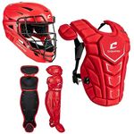 CHAMPRO Optimus MVP Plus Catcher’s Box Set Kit with NOCSAE Standard Certified Headgear and Chest Protector