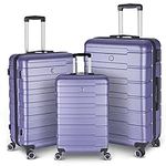 Wqzlyg Luggage Sets 3 Piece,Suitcas