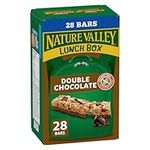 NATURE VALLEY - VALUE PACK SIZE - Double Chocolate Granola Bars, Pack of 28 Bars, No Artificial Flavours, No Artificial Colours, Snack Bars, Made with Whole Grains, 728 Grams Package of Granola Bars