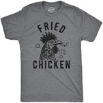 Mens Fried Chicken Tshirt Funny 420