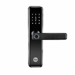 Yale YDME 50 NxT, Smart Door Lock with Biometric, Pincode, RFID Card & Mechanical Keys, Color- Black, for Home & Office (Free Installation)…