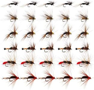 Goture Fly Fishing Flies Kit - 30pcs Lures - Fly Fishing Assortment Kit for Bass Trout Salmon Fishing - Dry Flies Wet Flies Streamers Nymphs