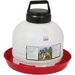 Farm Tuff 3 Gallon Top Fill Poultry Fountain, Red (P3G04)