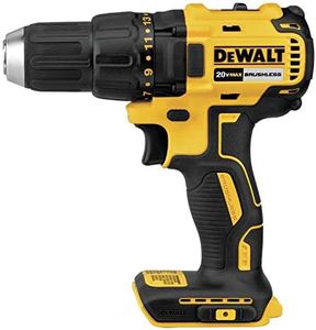 DEWALT 20V MAX Brushless Compact Drill, 1/2-in, Tool Only (DCD777B)