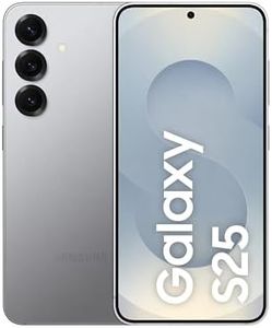 Samsung Galaxy S25 5G Smartphone with Galaxy AI (Silver Shadow, 12GB RAM, 256GB Storage), Snapdragon 8 Elite, 50 MP Camera with ProVisual Engine and 4000mAh Battery