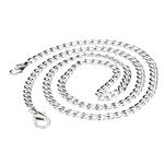 HEAVY DRIVER® Replacement Chain Strap Purse Handbag Handle DIY Shoulder Bag Strap Silver