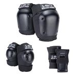 187 Killer Pads Six Pack Pad Set, Protective Gear for Elbows, Knees, and Wrists - Ideal for Skateboarding, Roller Skating, and Inline Skating