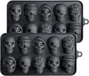 JETKONG 10 Cavity Skull Chocolate M