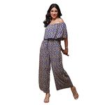 BIBA WOMEN PRINTED MIX AND MATCH(JUMPSUIT1966_NAVY_34)