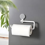 BONIRY Toilet Paper Holder, Magic Sticker Self Adhesive Multifunctional Paper Towel Holder, Napkin Holder for Home, Under Cabinet, Over The Sink, Organizer Rack for Paper Towel Roll, Kitchen Towels