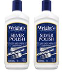 Wright's Silver Cleaner and Polish - 7 Ounce [2 Pack] Ammonia Free - Use on Silver, Jewelry, Antique Silver