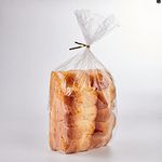Lesibag Plastic Bread Loaf Bags - Clear Bakery Bread Packaging Bag to Keep Bread Fresh (200 Pack)