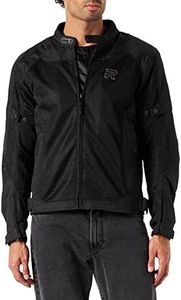 RAXUS Veste de moto d'été pour homme Track CoolPro, homologuée CE, Noir , XL