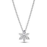 Pandora Timeless Women's Sterling Silver Sparkling Herbarium Cluster Pendant Necklace, 45cm, No Box