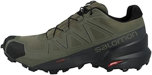 Salomon Speedcross 5 Gore-tex Trail Running Shoes for Men, Grape Leaf/Black/Phantom, 10