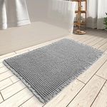 AMOAMI Upgraded Waffle Bath Mat, Su