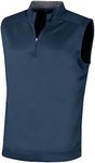 adidas Golf Mens Club Quarter Zip Golf Gilet - Crew Navy - XL