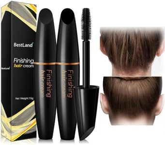 BestLand 2 Pcs Hair Finishing Stick, Hair Mascara Flyaway Hair Tamer Stick, Refreshing Not Greasy Feel Shaping Gel, Wax Fixer for Bangs, Edges, Frizz and Baby Hairs Control, Slick Back Hair Product