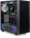 XUM Spartan Gaming PC: AMD Ryzen 5 4600G, Radeon Vega Graphics, 16GB DDR4 RAM, 256GB NVMe SSD, 1TB HDD, 500W PSU, aRGB, WiFi, Windows 11