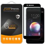 [2-Pack] Supershieldz for LG K30 Tempered Glass Screen Protector, [Full Screen Coverage] Anti-Scratch, Bubble, Lifetime (Black)